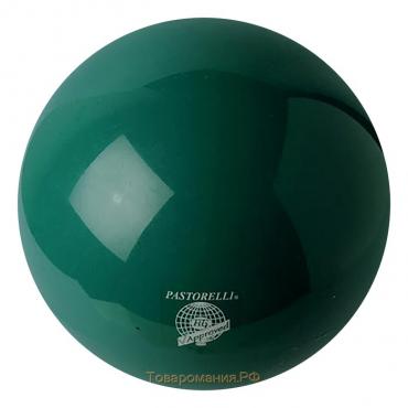 Мяч для художественной гимнастики Pastorelli New Generation FIG, d=18 см, цвет изумруд