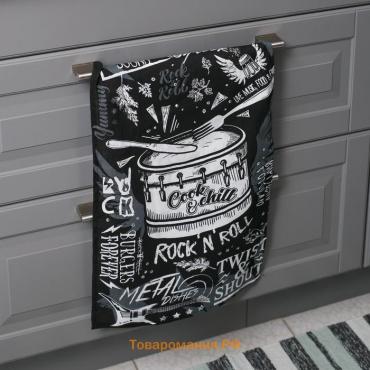 Кухонное полотенце «» Rock'n'roll, 35×60 см
