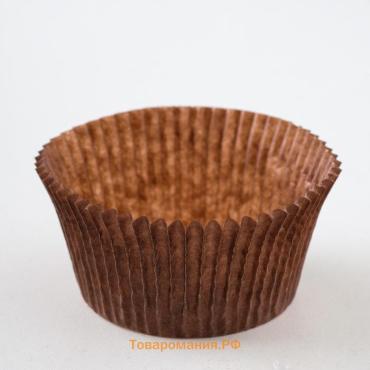 Форма для выпечки коричневая, 5.5×3.5 см