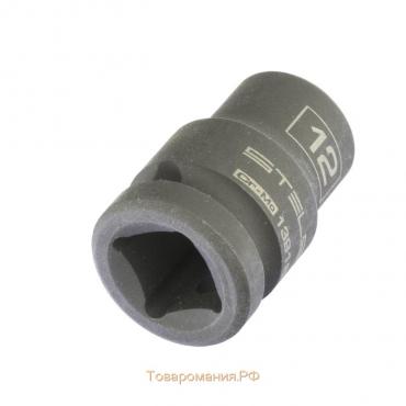 Головка ударная Stels 13916, 12 мм, 1/2", CrMo, шестигранная