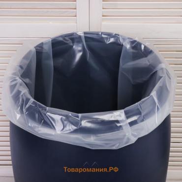 Мешок-вкладыш в бочку, 160 литров, 78×112 см, 100 мкм, Greengo