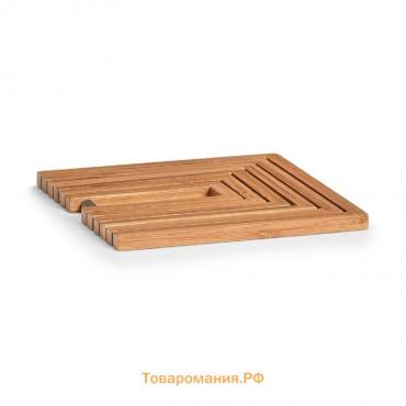 Подставка под горячее, раскладная 19×19×1 см, бамбук