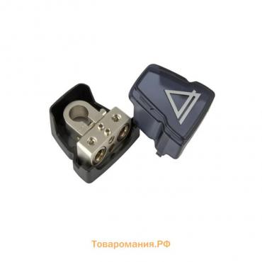 Клемма аккумуляторная Aura BTN-2028, 22x0/4Ga + 2x8Ga вход, минусовая