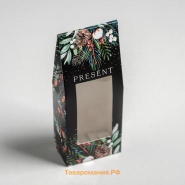 Коробка складная «Present», 6 х 14,5 х 3,5 см, Новый год