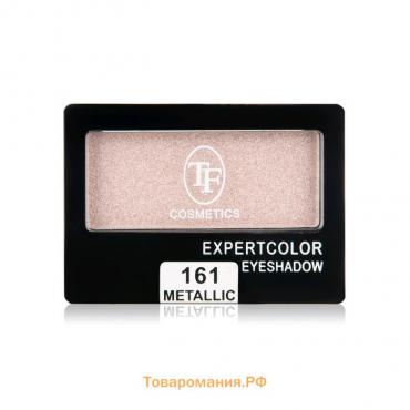 Тени для век TF Eyeshadow Mono, с эффектом металлик, тон 161 сияющий розовый