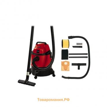 Пылесос строительный Einhell TC-VC 1825, 1250 Вт, пласт бак 25 л, 250 мм, d=36 мм