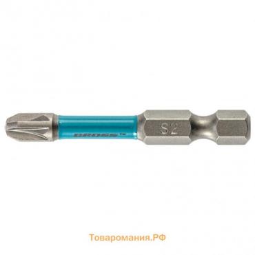 Набор бит торсионных Gross 11489, сталь S2, PZ3x50 мм, 1/4", 2 шт