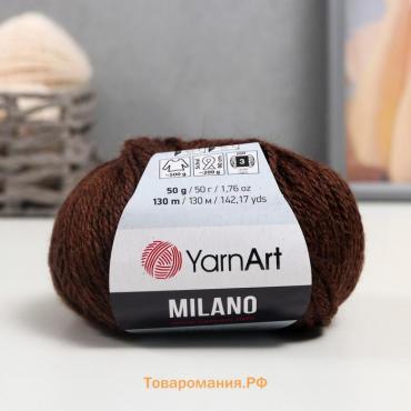 Пряжа "Milano"  8%альпака, 20%шерсть, 8%вискоза, 64%акрил 130м/50гр (871)