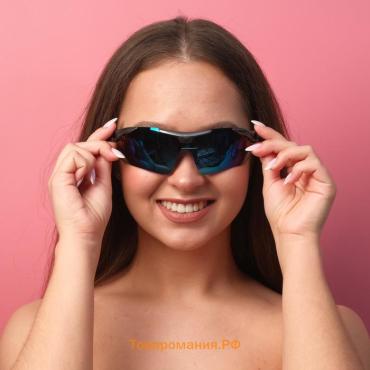 Очки спортивные «Мастер К», uv 400, ширина 14 см, дужка 14 см, линза 4.5×8 см