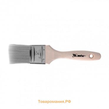 Кисть плоская MTX 83325, Platinum, искусственная щетина, деревянная ручка, 2"