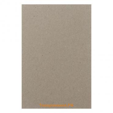 Картон переплётный (обложечный) 0.9 мм, 10 х 15 см, 540 г/м², серый