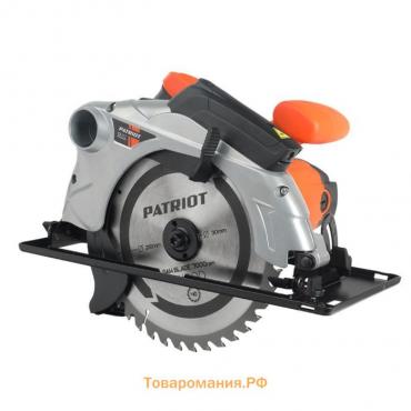 Пила циркулярная PATRIOT CS212, 1800 Вт, 4500 об/мин, диск 210х30 мм, лазерный указатель