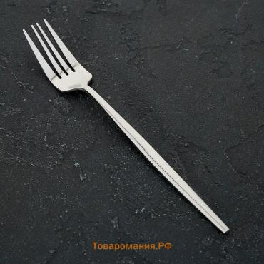 Вилка столовая Magistro «Блинк», 21.5×3 см, нержавеющая сталь, серебристая