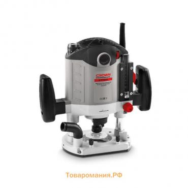 Фрезер CROWN CT11001, 2100 Вт, 8000-23000 об/мин, 0-60 мм, цанга 6/8/12 мм, микролифт, упор   704981