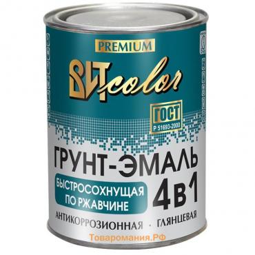 Грунт-эмаль по ржавчине 4 в 1 ярко-зеленая ВИТcolor 0,8кг