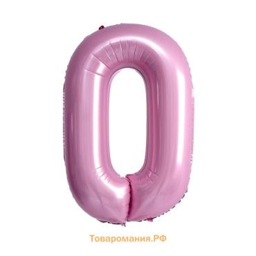 Воздушный шар фольгированный 40" «Цифра 0»