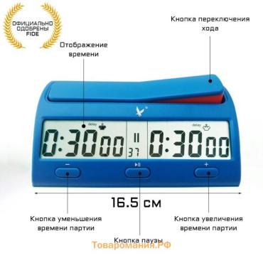 Электронные шахматные часы LEAP FIDE PQ9912, пластик, точность хода