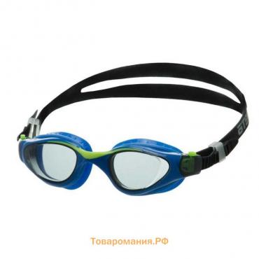 Очки для плавания Atemi M702, детские, силикон, цвет чёрный/голубой