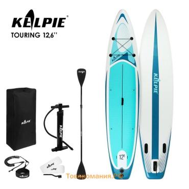SUP доска надувная TOURING KELPIE 12.6", 383х80х15 см