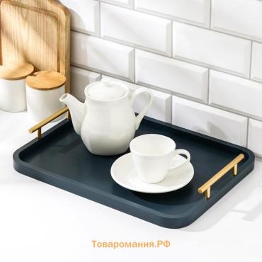 Поднос с ручками Magistro Garona, 40×29.5 см, бамбук