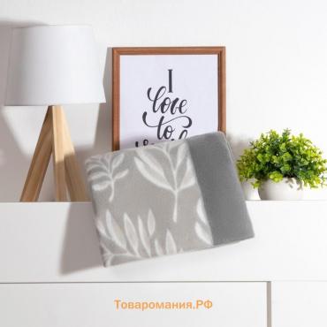 Плед Экономь и Я "Листья" 150*180 см, пл.160 г/м2, 100% п/э