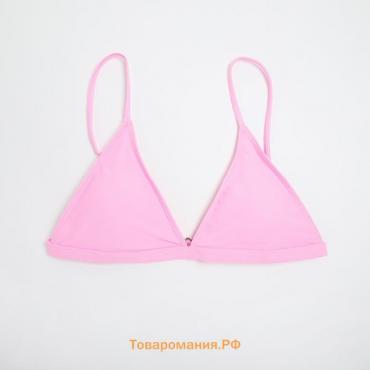 Топ купальный женский с треугольными чашечками MINAKU, цвет розовый размер 50