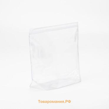 Косметичка с застежкой зип-лок, прозрачная