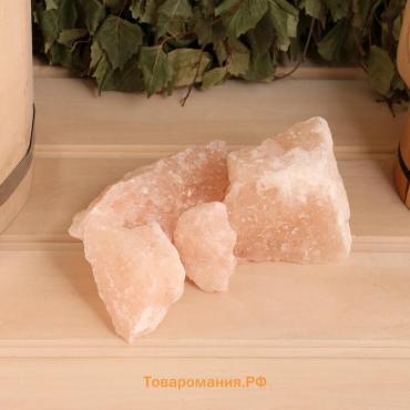 Соль гималайская в мешочке (кусковая) 1кг±50гр