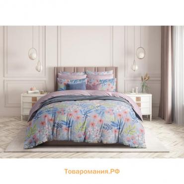 Постельное бельё 1.5 сп Flowers and colors, размер 150х214 см, 143х215 см, 70х70 см - 2 шт