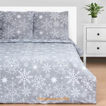 Постельное бельё «» Дуэт Snow fall, 143х215 см - 2 шт, 220х240 см, 70х70 см - 2 шт, бязь