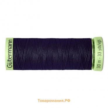 Нить Top Stitch для отстрочки, 30 м, 744506 (665 сине-чёрный)