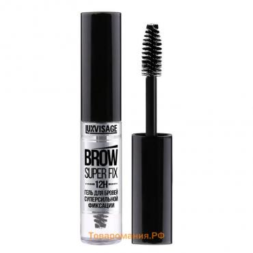 Гель для бровей Luxvisage Brow Super Fix 12H бесцветный, суперсильной фиксации на 12 ч, 5,5 г