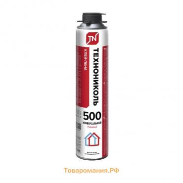 Клей-пена ТЕХНОНИКОЛЬ 500 PROFESSIONAL, профессиональная, летняя, 1000 мл