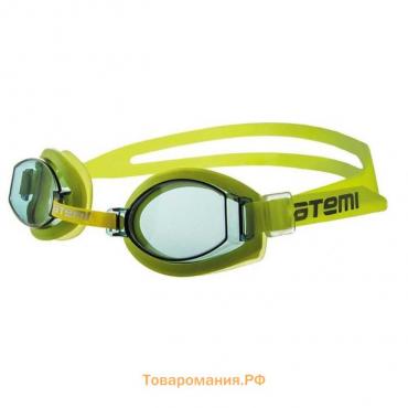 Очки для плавания Atemi S201, детские, PVC/силикон, цвет жёлтый