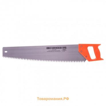 Ножовка по дереву ИжСталь, 23167, пластиковая рукоятка, шаг зубьев 12 мм, 600 мм