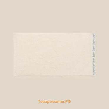 Полотенце махровое SL HOME: Floral "Айвори" 100х180 см, 100% хлопок, 550 г/м2