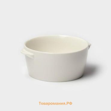 Салатник Magistro Whitewarm, 500 мл, 15×12.5×6 см, фарфор, белый