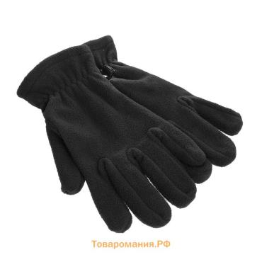 Перчатки флисовые ONLYTOP, чёрные, размер L-XL