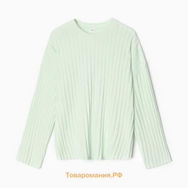 Джемпер вязаный женский MINAKU:Knitwear collection цвет фисташковый, р-р 50-52