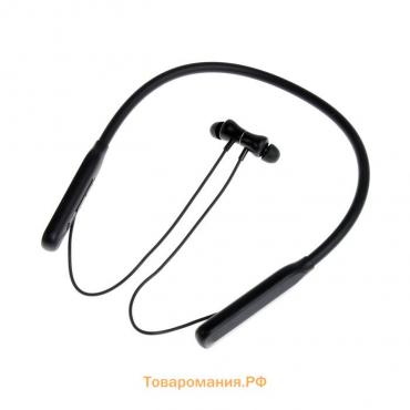 Наушники спортивные беспроводные, BYZ B51, вакуумные, Bluetooth 5.3, с микрофоном, 400 мАч, чёрные
